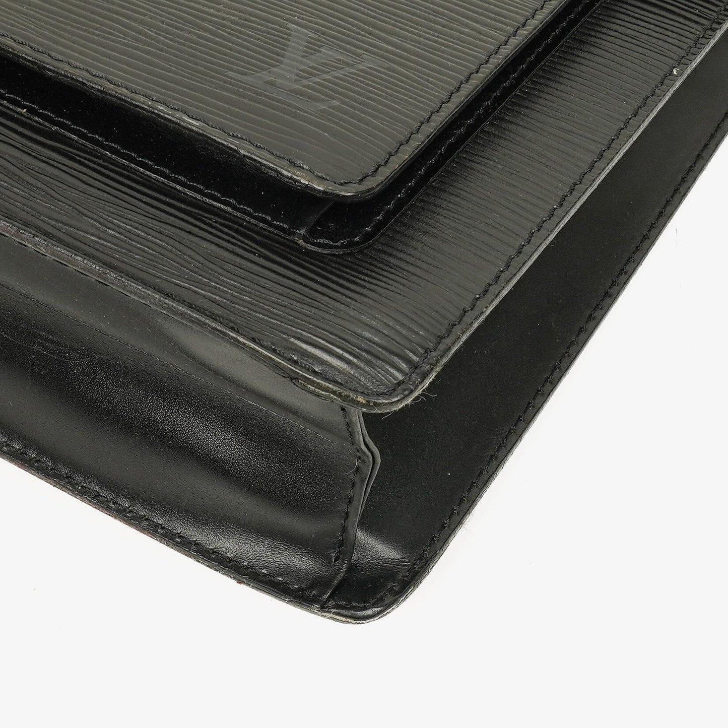 Louis Vuitton Monceau Handtasche aus schwarzem Epi-Leder