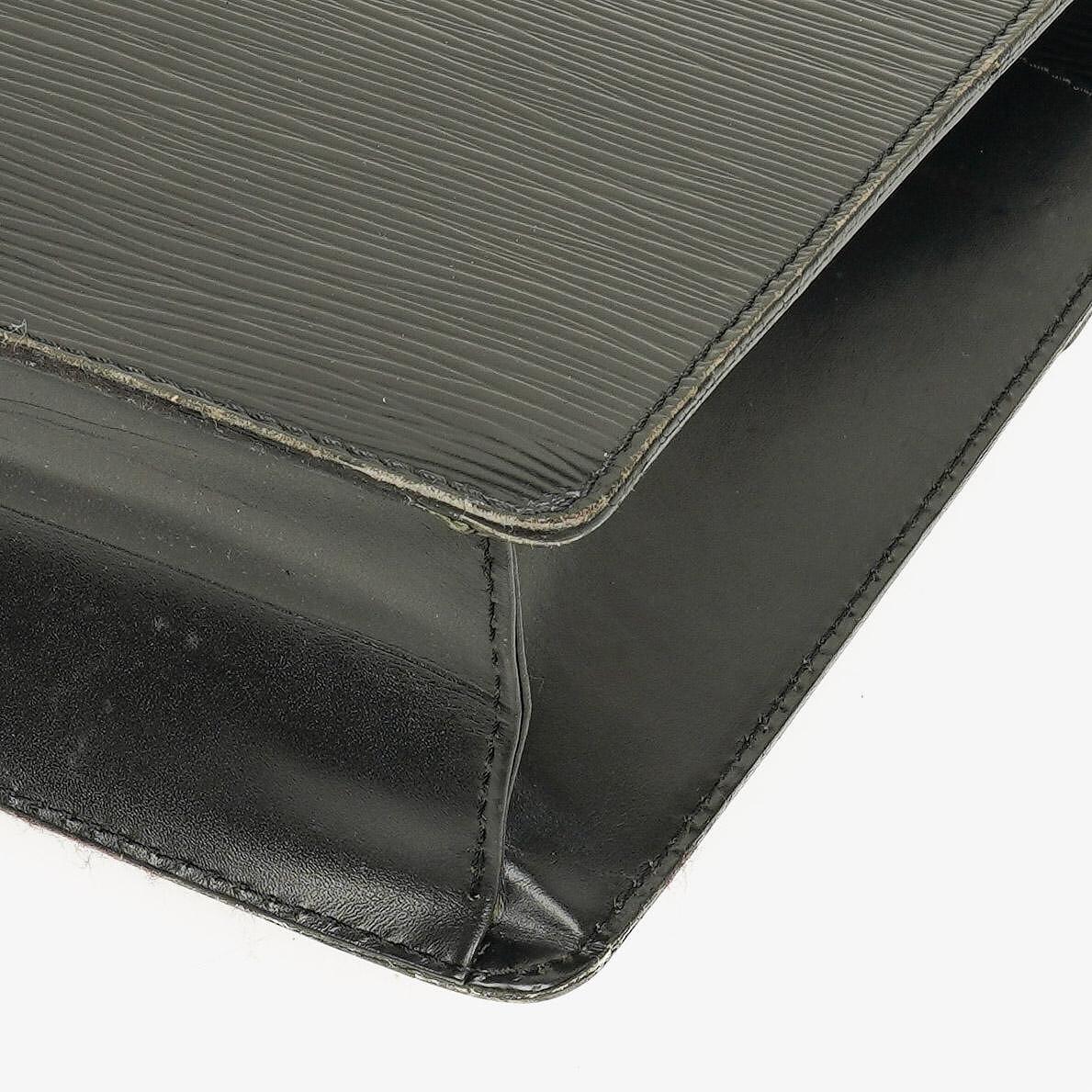 Louis Vuitton Monceau Handtasche aus schwarzem Epi-Leder