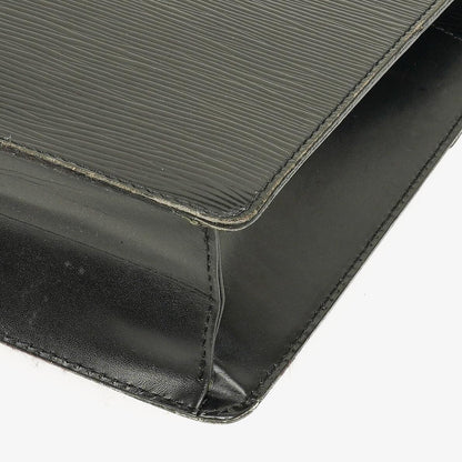 Louis Vuitton Monceau Handtasche aus schwarzem Epi-Leder