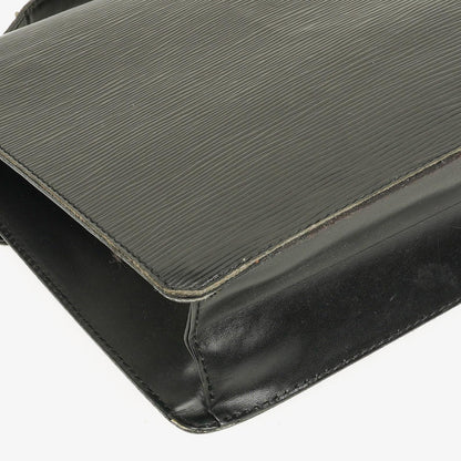Louis Vuitton Monceau Handtasche aus schwarzem Epi-Leder