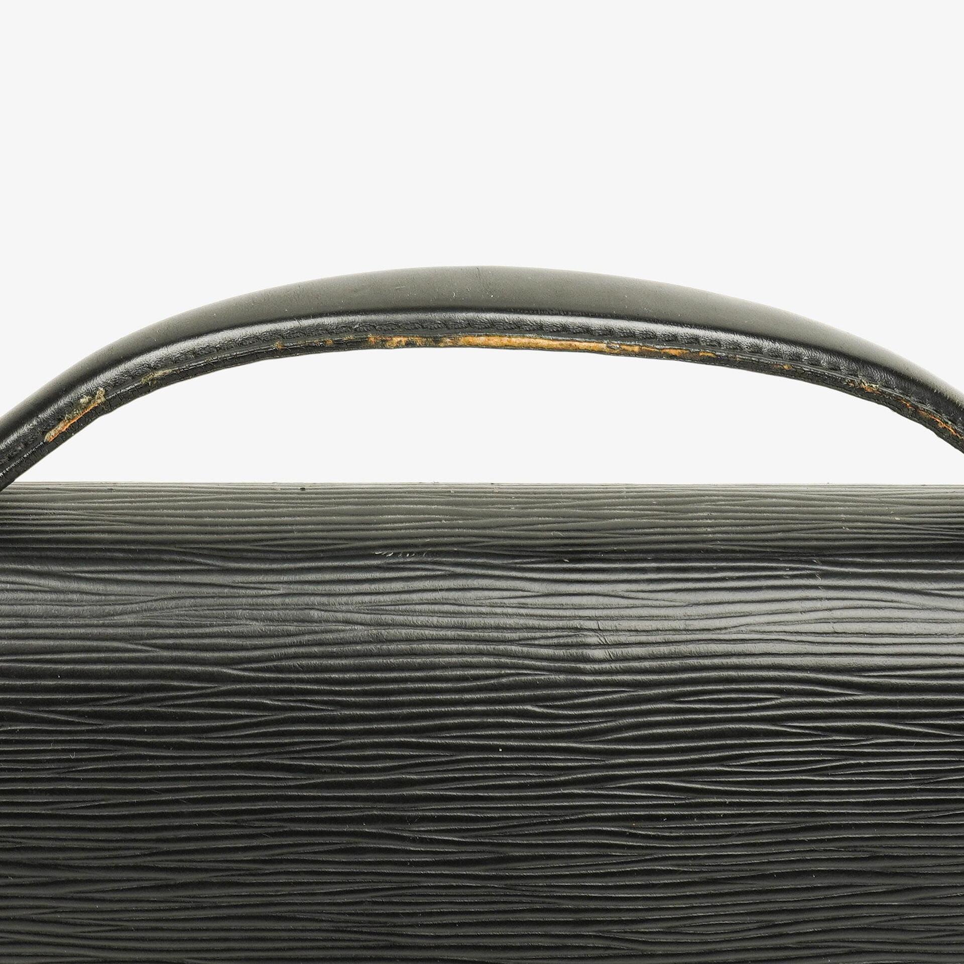 Louis Vuitton Monceau Handtasche aus schwarzem Epi-Leder