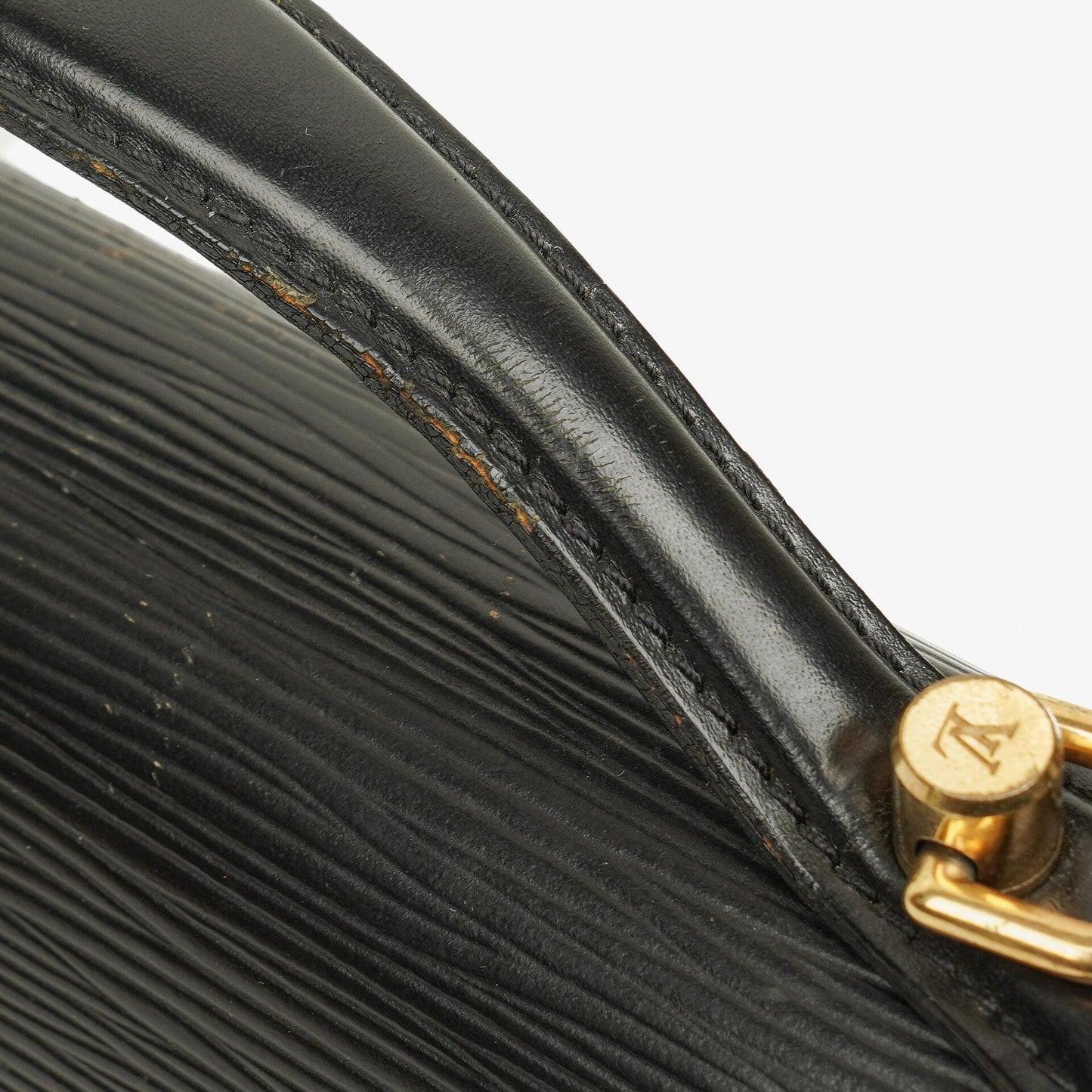 Louis Vuitton Monceau Handtasche aus schwarzem Epi-Leder