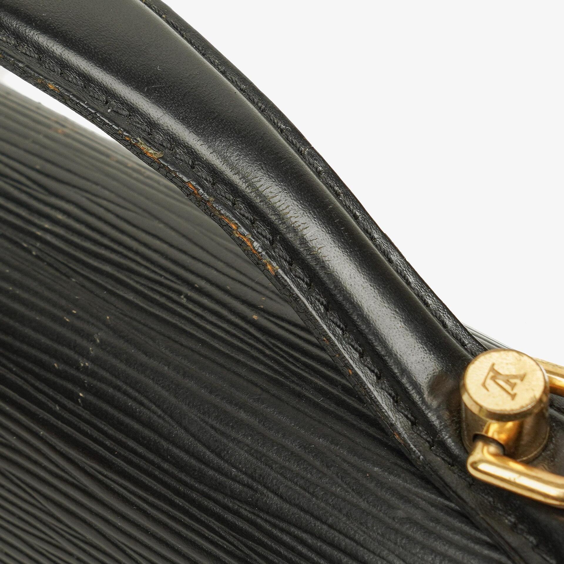Louis Vuitton Monceau Handtasche aus schwarzem Epi-Leder