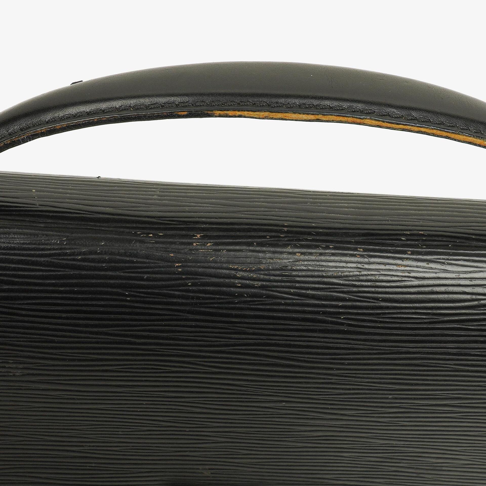 Louis Vuitton Monceau Handtasche aus schwarzem Epi-Leder