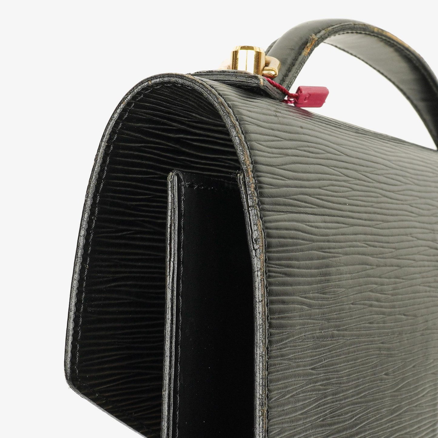 Louis Vuitton Monceau Handtasche aus schwarzem Epi-Leder