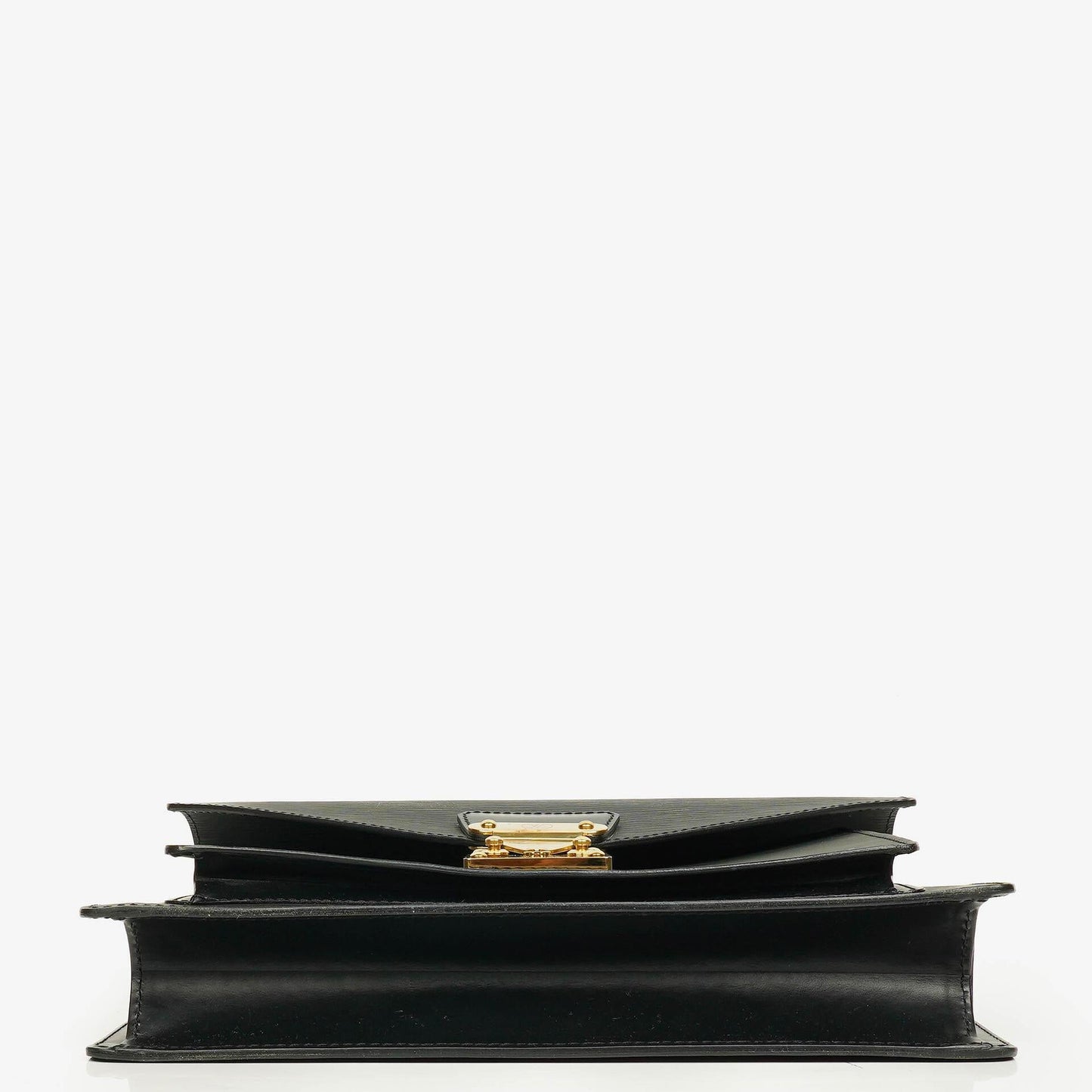 Louis Vuitton Monceau Handtasche aus schwarzem Epi Leder