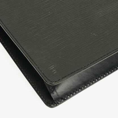Louis Vuitton Monceau Handtasche aus schwarzem Epi Leder