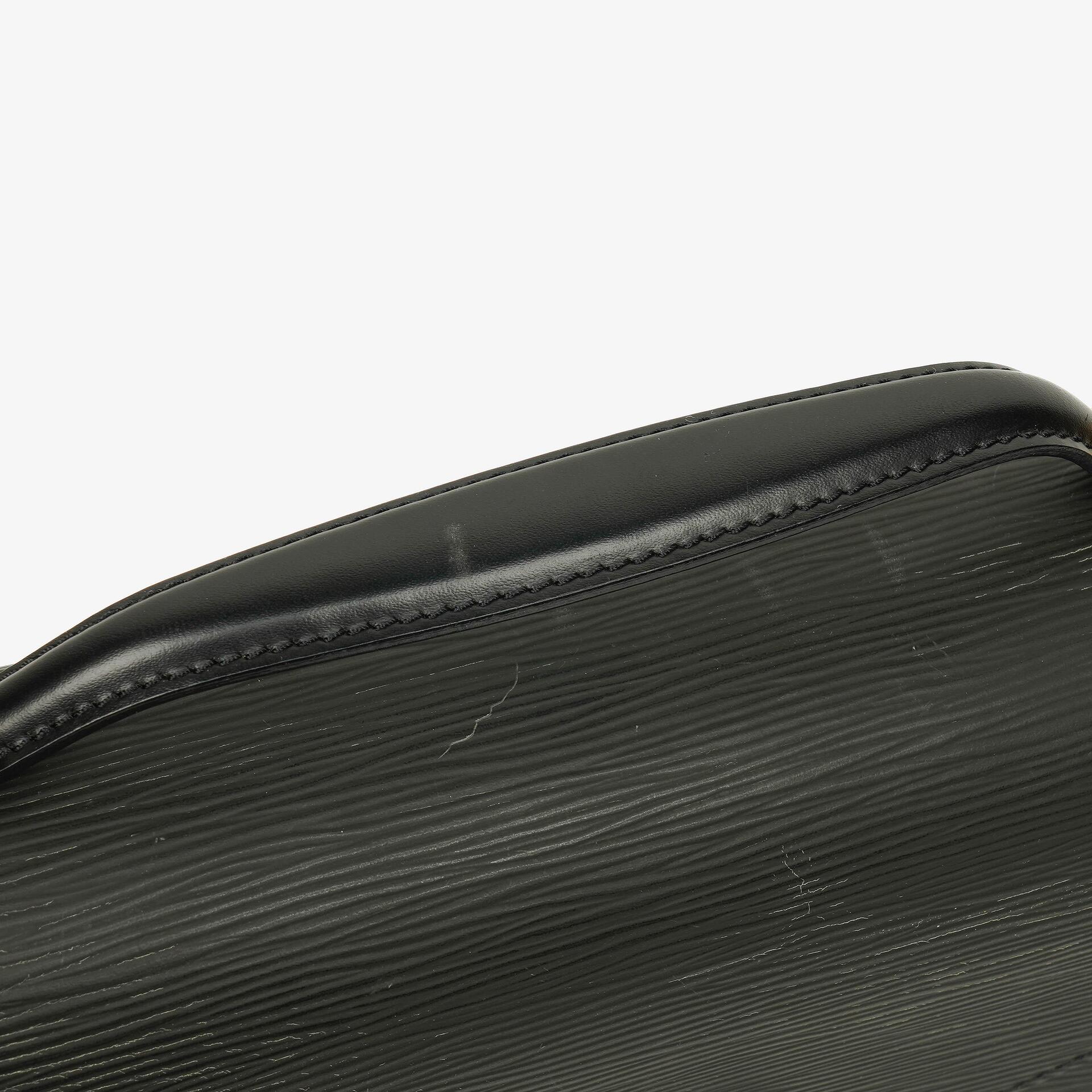Louis Vuitton Monceau Handtasche aus schwarzem Epi Leder