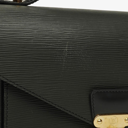 Louis Vuitton Monceau Handtasche aus schwarzem Epi Leder