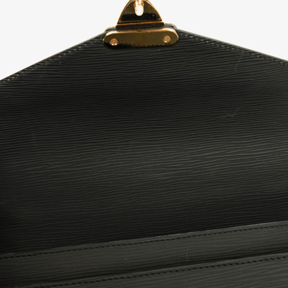 Louis Vuitton Monceau Handtasche aus schwarzem Epi Leder