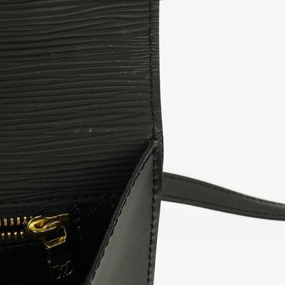 Louis Vuitton Monceau Handtasche aus schwarzem Epi Leder