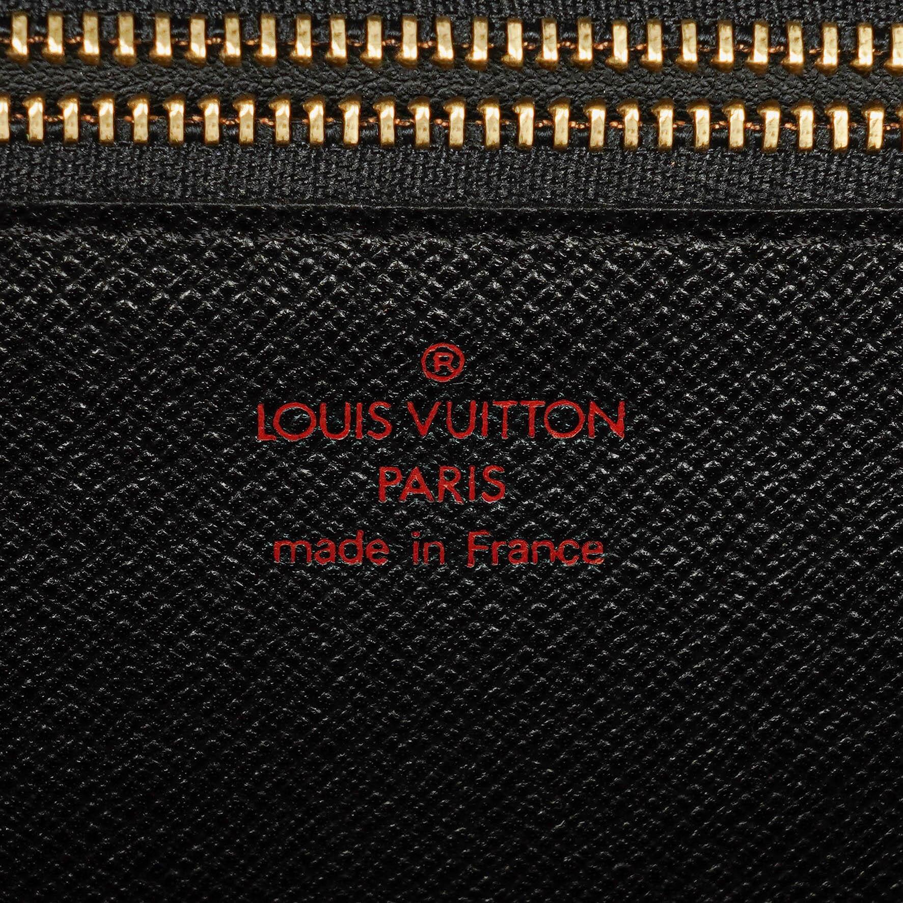 Louis Vuitton Monceau Handtasche aus schwarzem Epi Leder