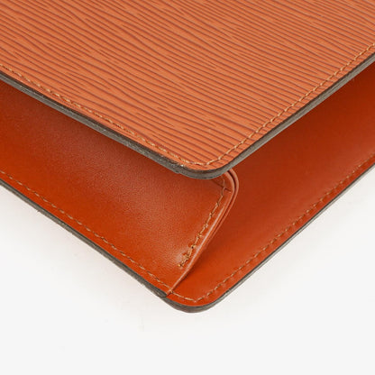 Louis Vuitton Monceau Handtasche aus braunem Epi Leder