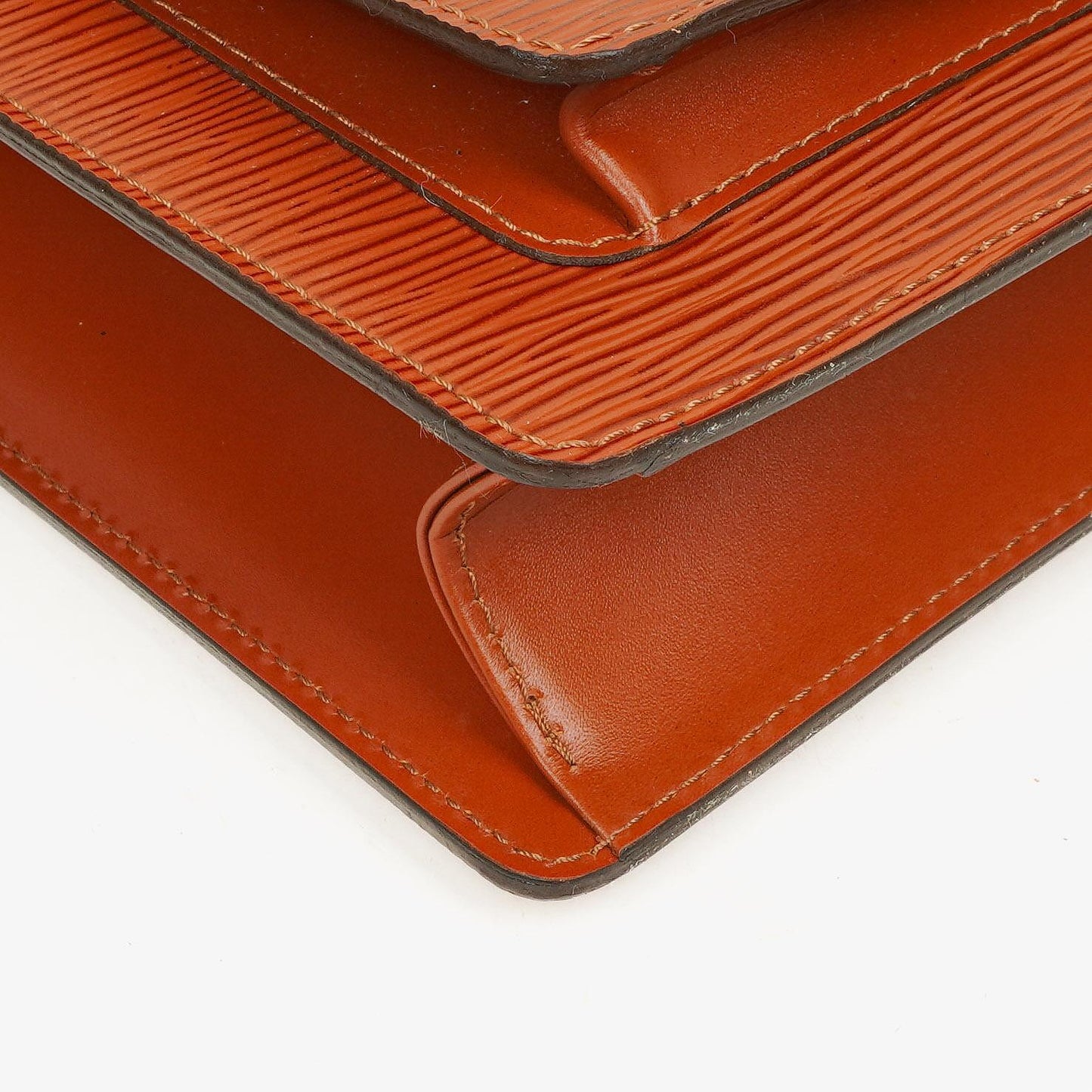 Louis Vuitton Monceau Handtasche aus braunem Epi Leder