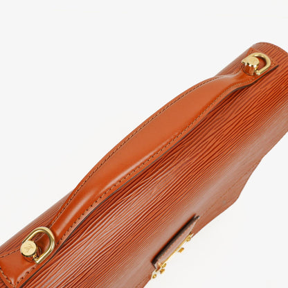 Louis Vuitton Monceau Handtasche aus braunem Epi Leder