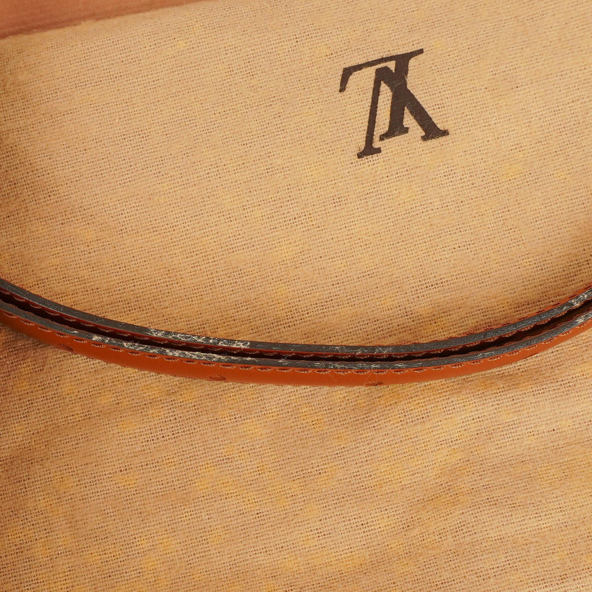Louis Vuitton Monceau Handtasche aus braunem Epi Leder