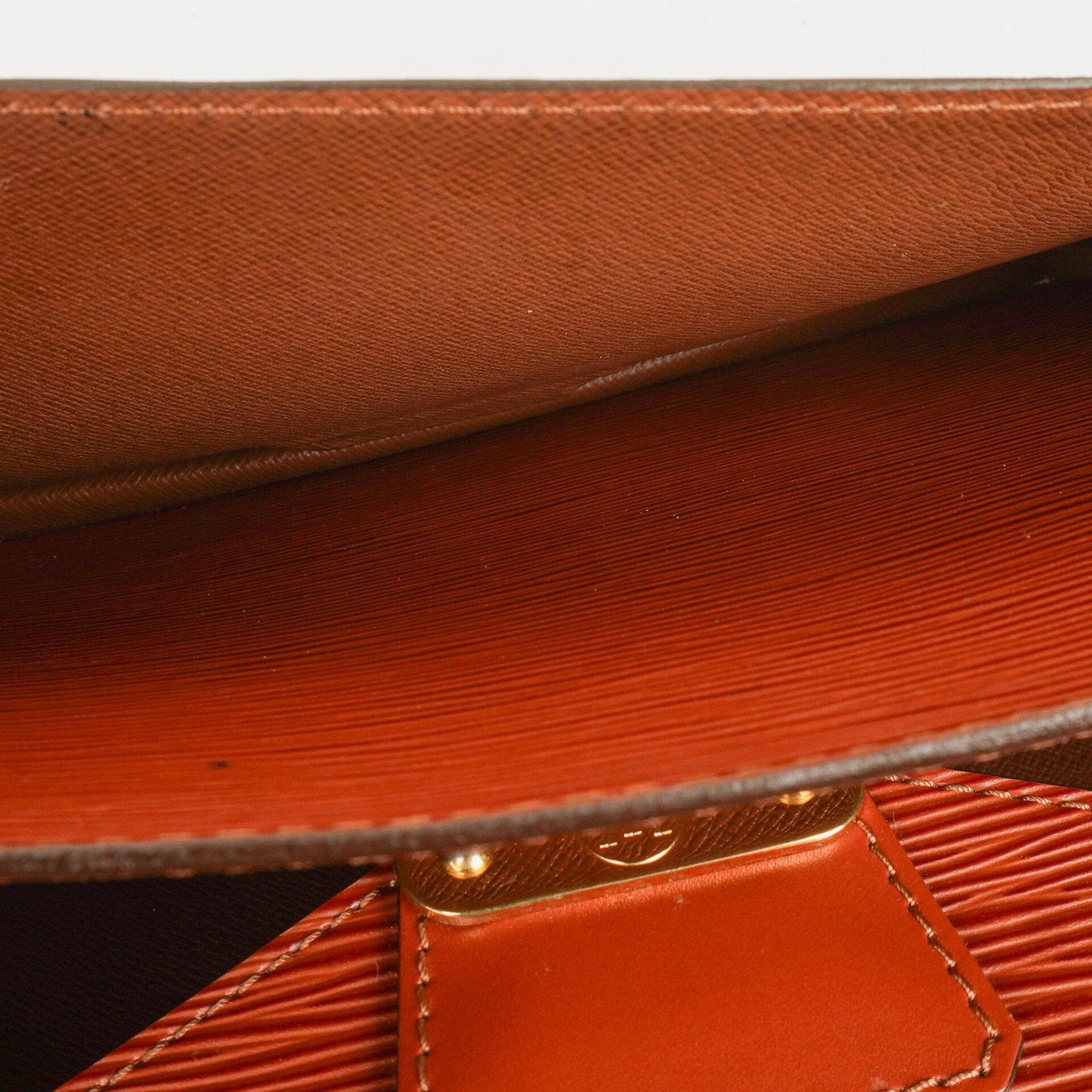 Louis Vuitton Monceau Handtasche aus braunem Epi Leder