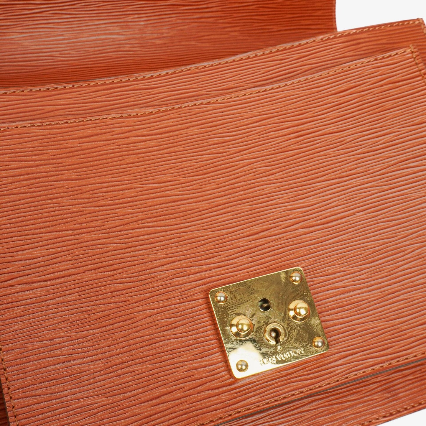 Louis Vuitton Monceau Handtasche aus braunem Epi Leder