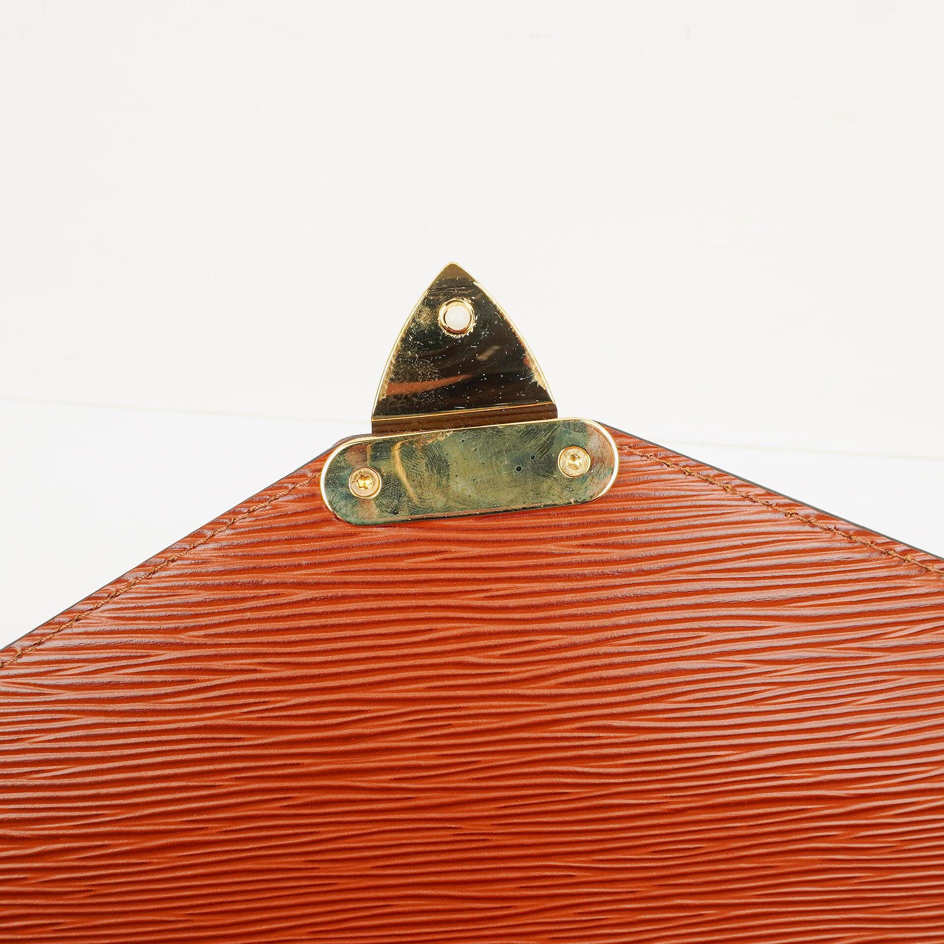 Louis Vuitton Monceau Handtasche aus braunem Epi Leder