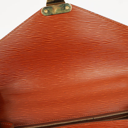 Louis Vuitton Monceau Handtasche aus braunem Epi Leder