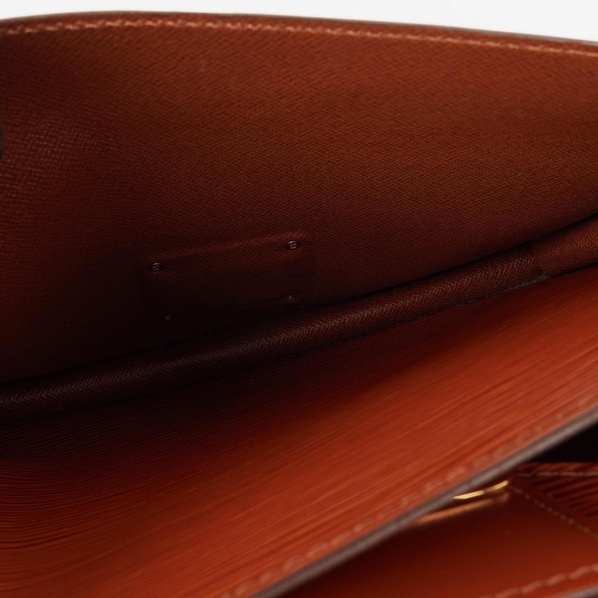 Louis Vuitton Monceau Handtasche aus braunem Epi Leder