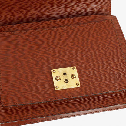 Louis Vuitton Monceau Handtasche aus braunem Epi Leder