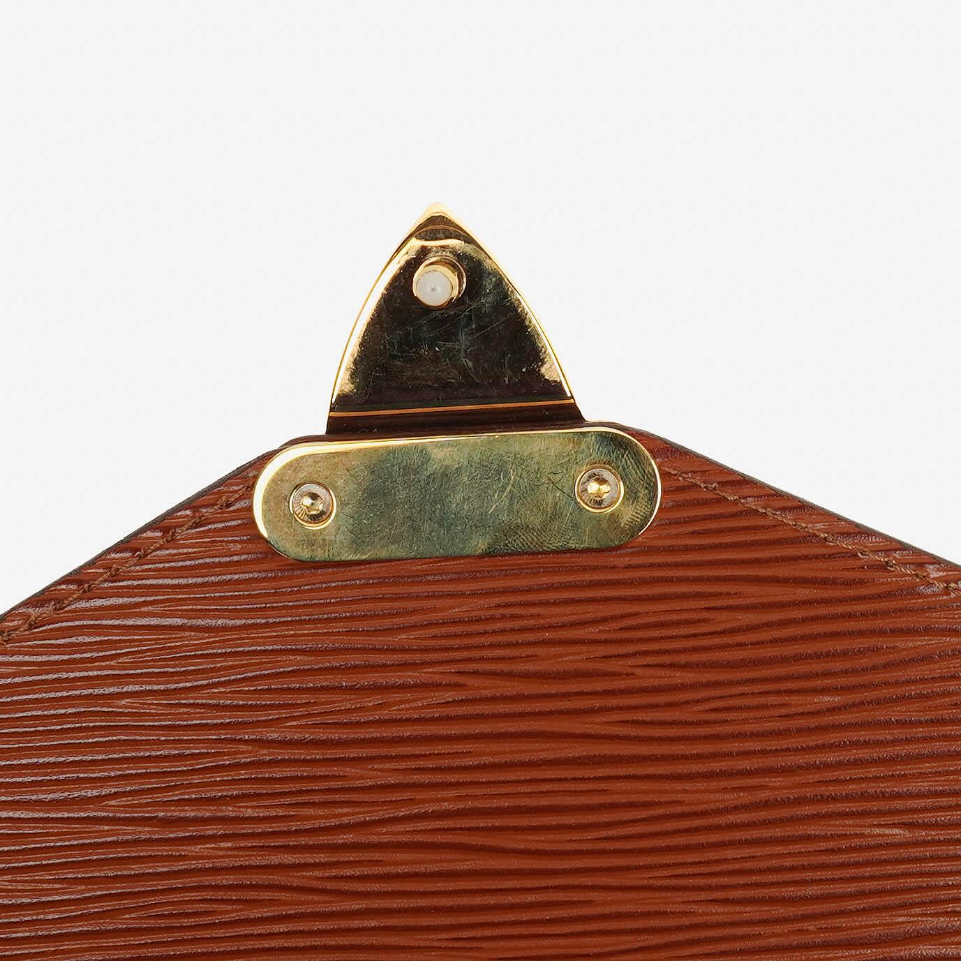 Louis Vuitton Monceau Handtasche aus braunem Epi Leder