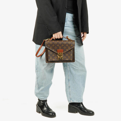 Louis Vuitton Monceau Handtasche aus Monogram Canvas