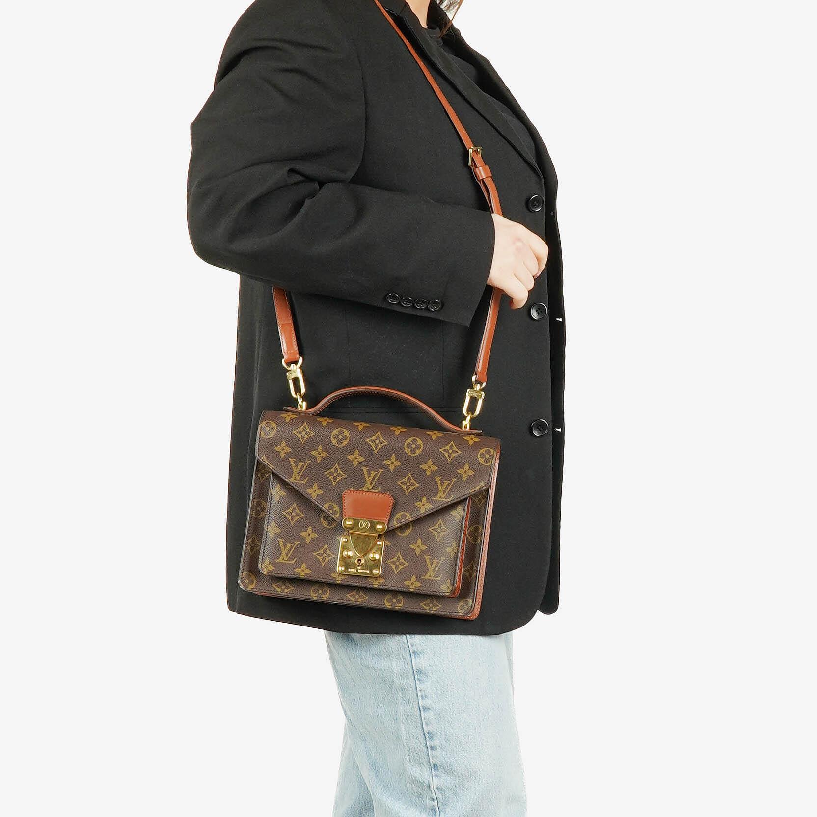 Louis Vuitton Monceau Handtasche aus Monogram Canvas