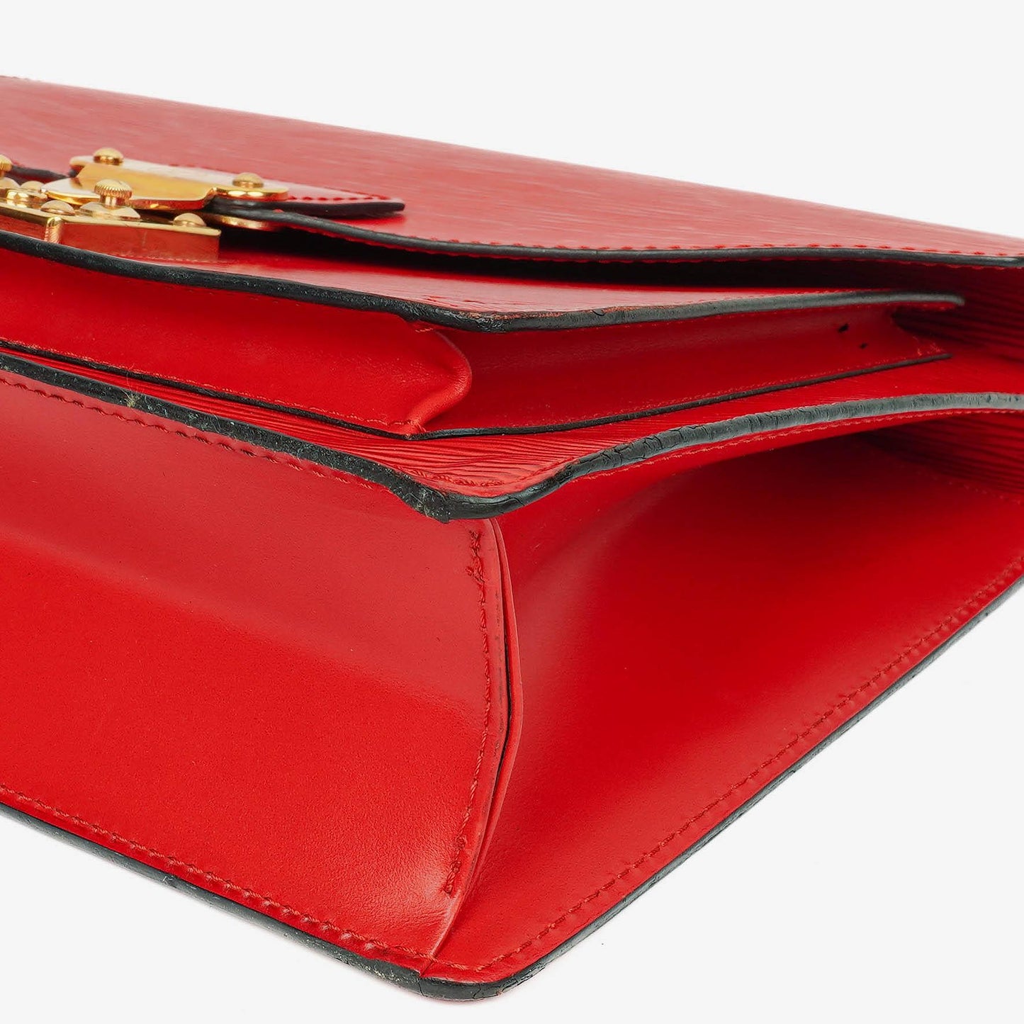 Louis Vuitton Monceau Handtasche aus rotem Epi Leder