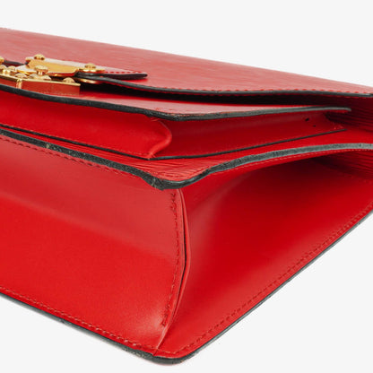 Louis Vuitton Monceau Handtasche aus rotem Epi Leder