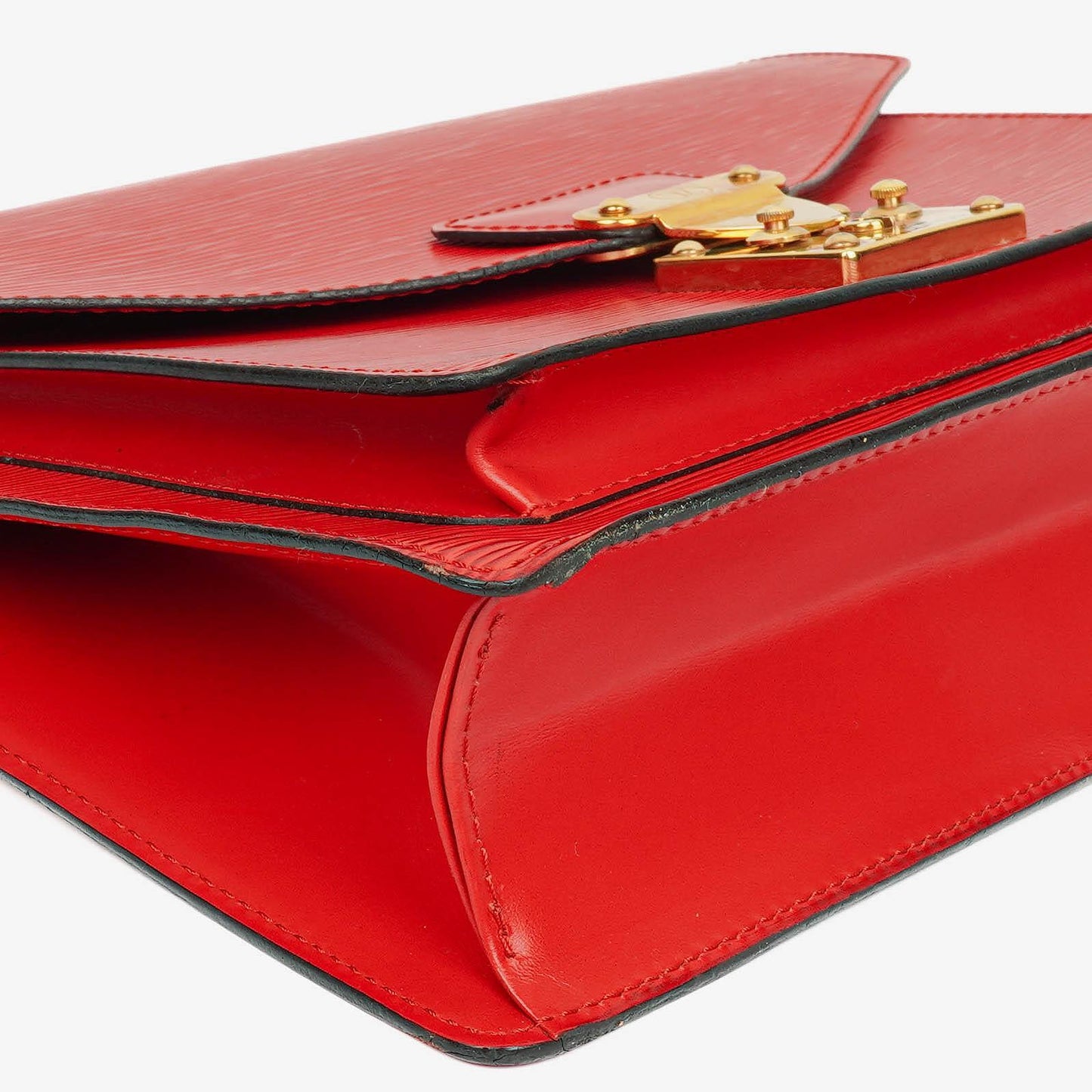 Louis Vuitton Monceau Handtasche aus rotem Epi Leder