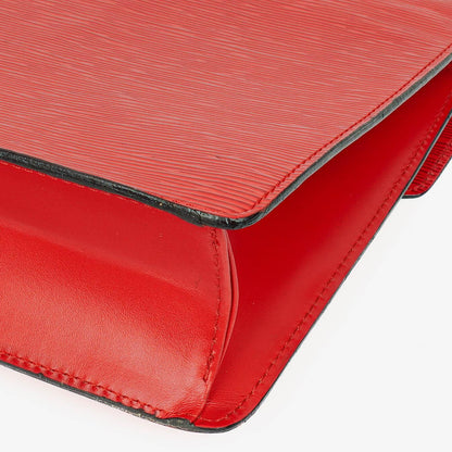 Louis Vuitton Monceau Handtasche aus rotem Epi Leder