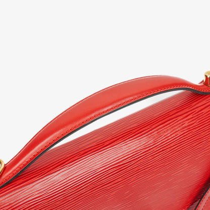 Louis Vuitton Monceau Handtasche aus rotem Epi Leder