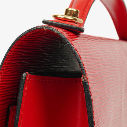 Louis Vuitton Monceau Handtasche aus rotem Epi Leder