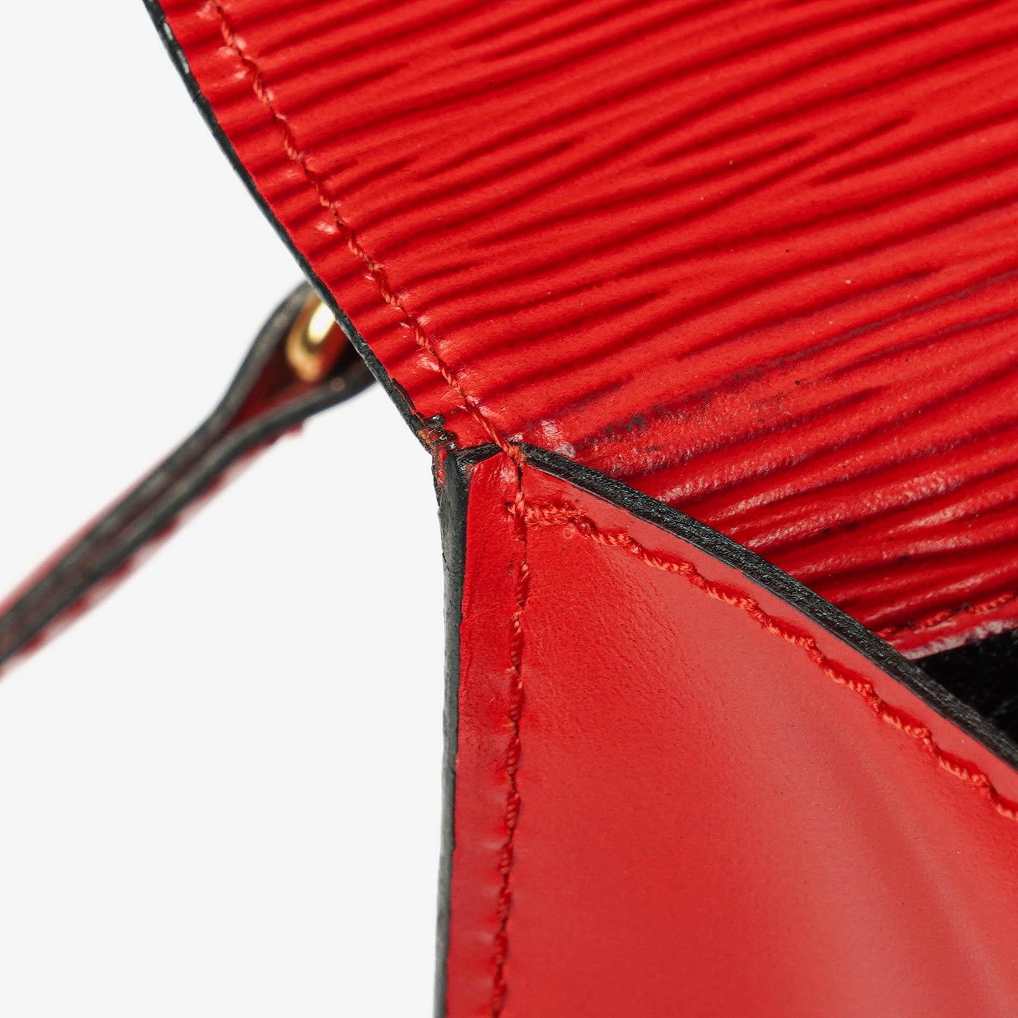 Louis Vuitton Monceau Handtasche aus rotem Epi Leder