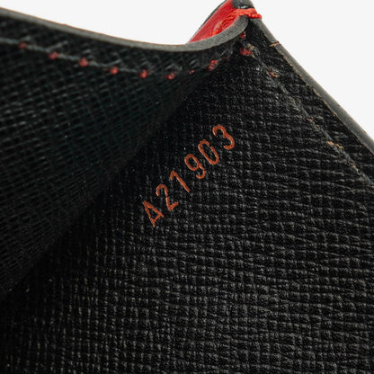 Louis Vuitton Monceau Handtasche aus rotem Epi Leder