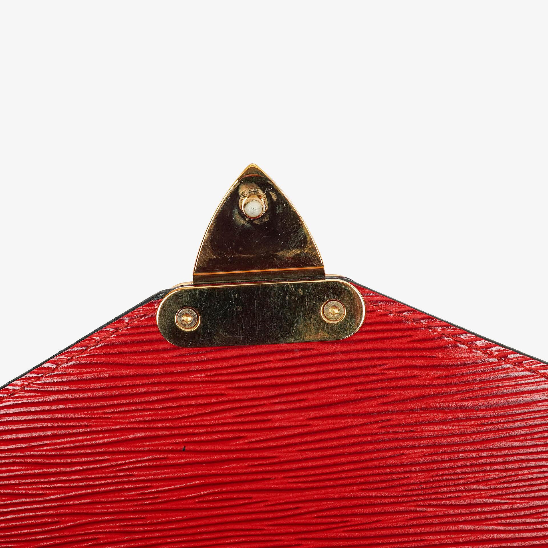 Louis Vuitton Monceau Handtasche aus rotem Epi Leder