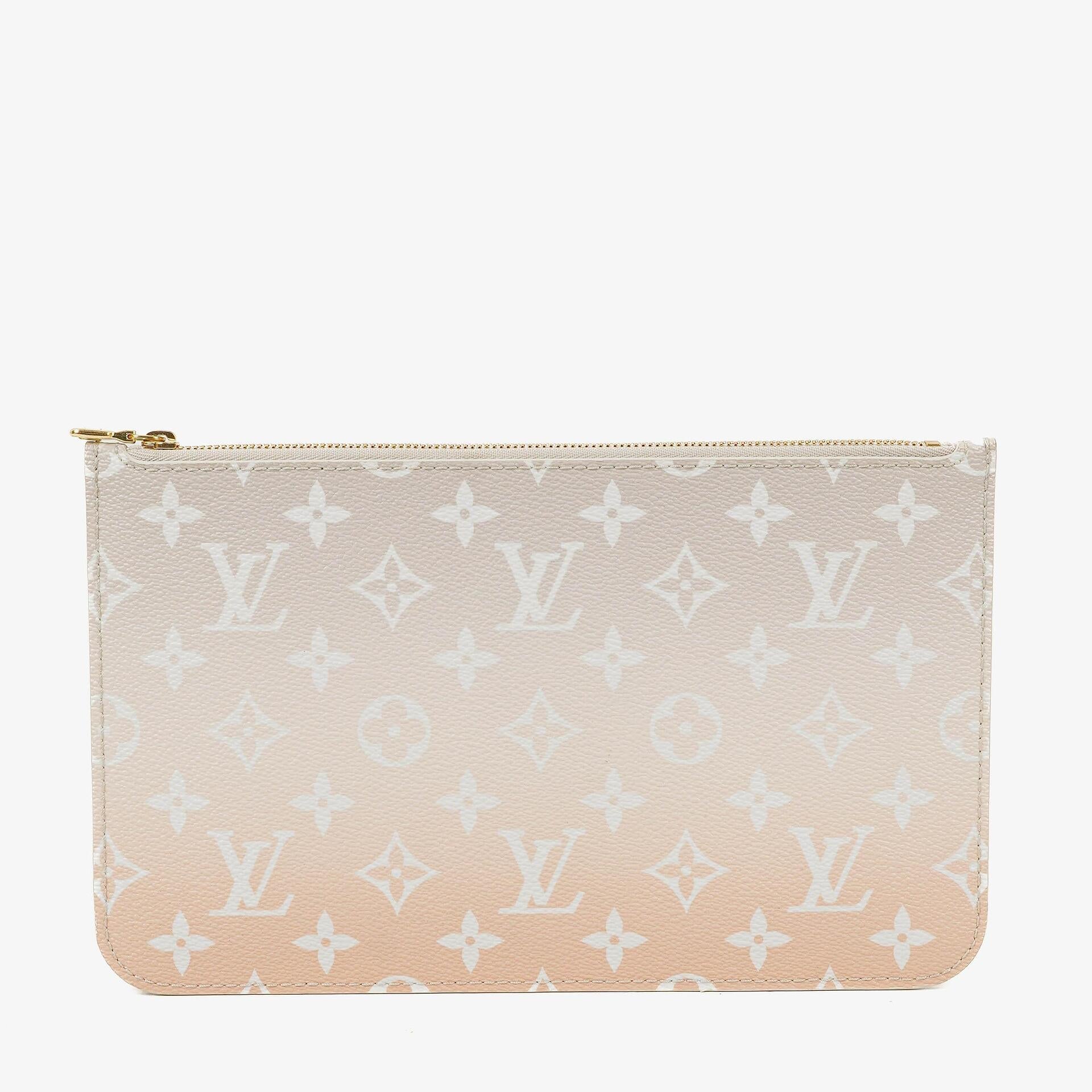Louis Vuitton Neverfull MM Pochette Monogram By The Pool Brume