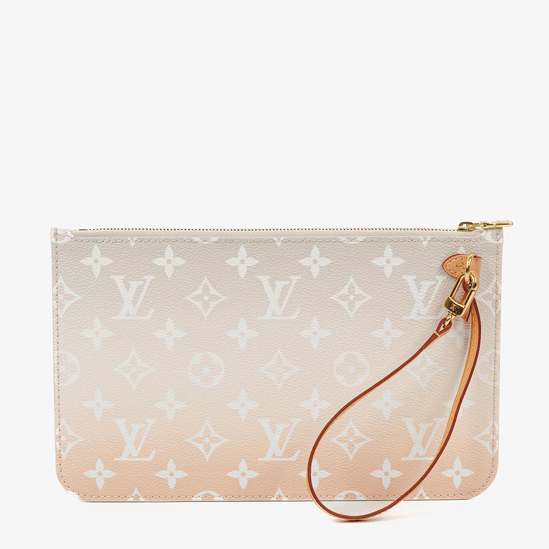 Louis Vuitton Neverfull MM Pochette Monogram By The Pool Brume