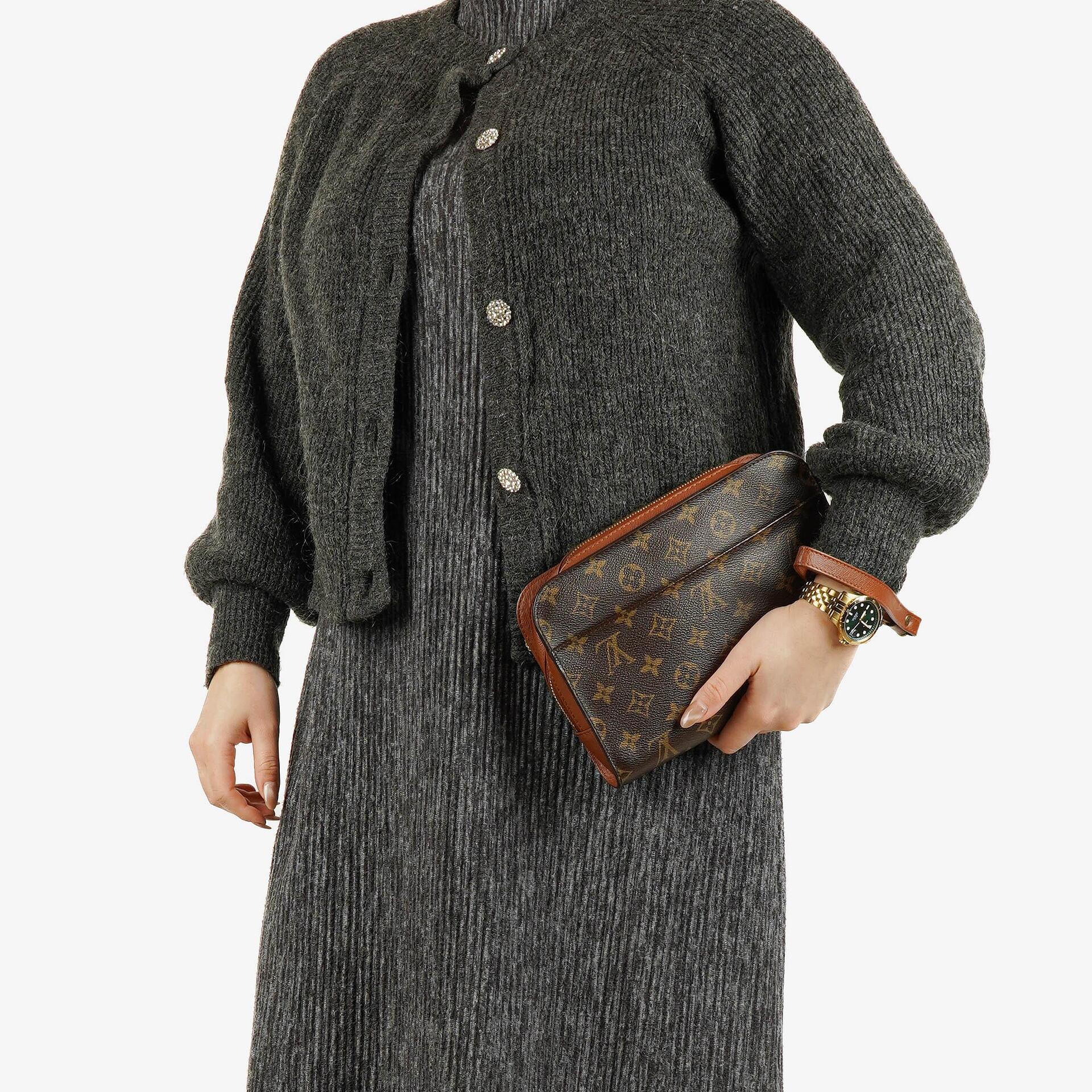 Louis Vuitton Monogram Canvas Orsay Clutch Tasche