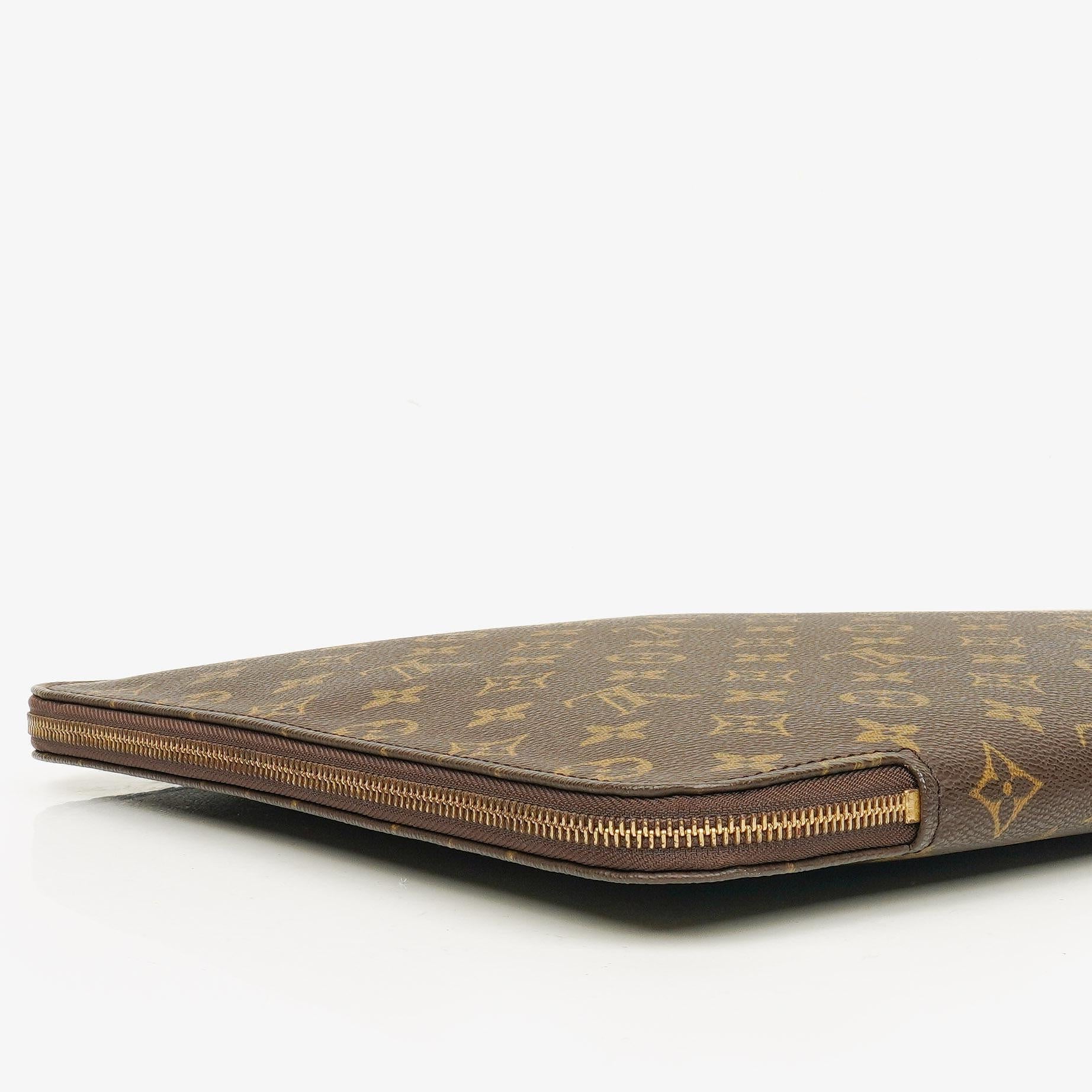 Louis Vuitton Poche Documents Portfolio-Mappe aus Monogram Canvas