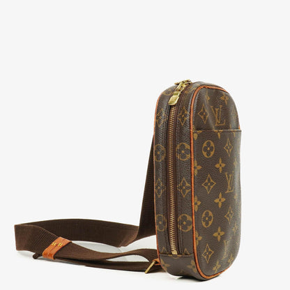 Louis Vuitton Monogram Canvas Pochette Gange Bauchtasche