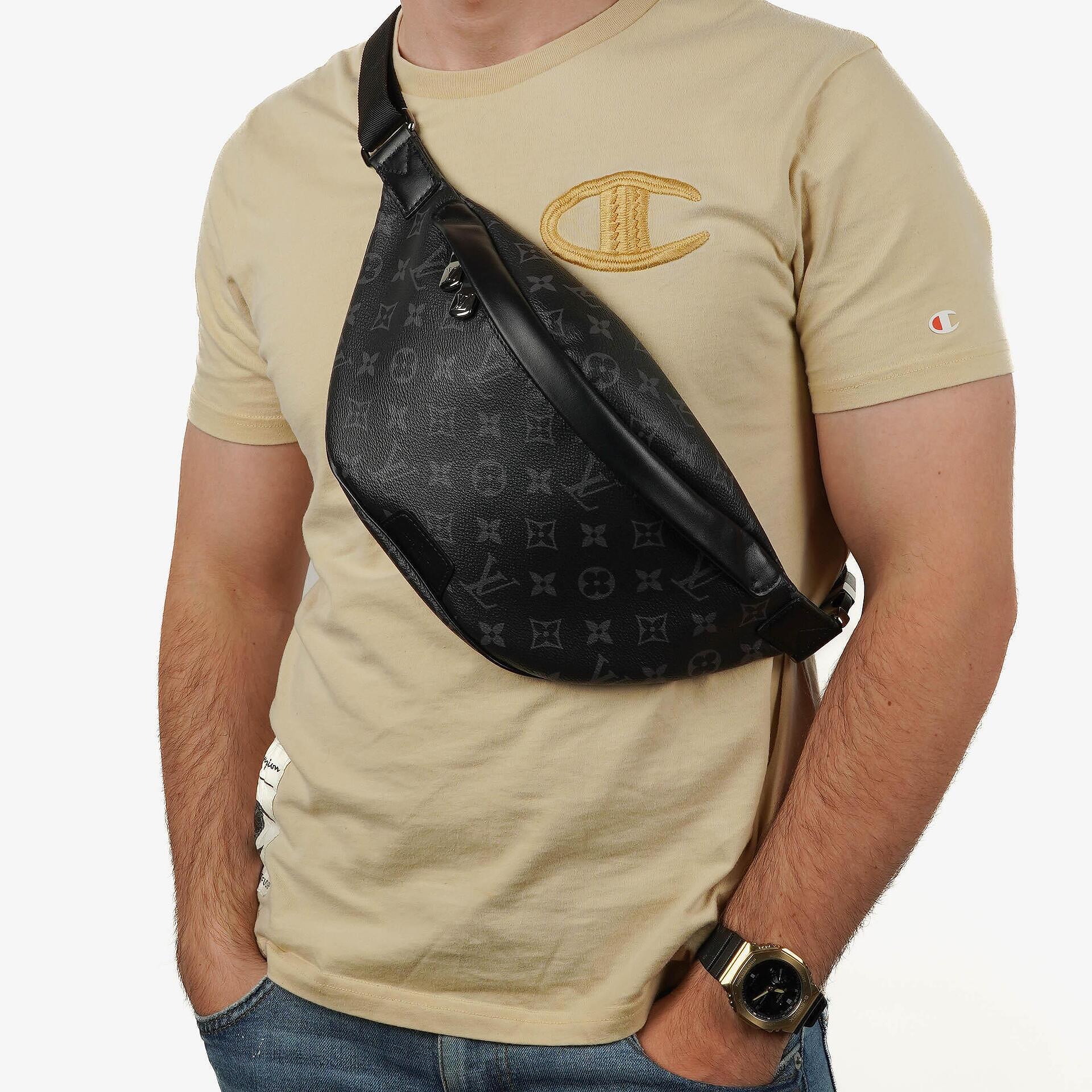 Louis Vuitton Monogram Eclipse Discovery Bumbag PM Gürteltasche Crossbody Tasche