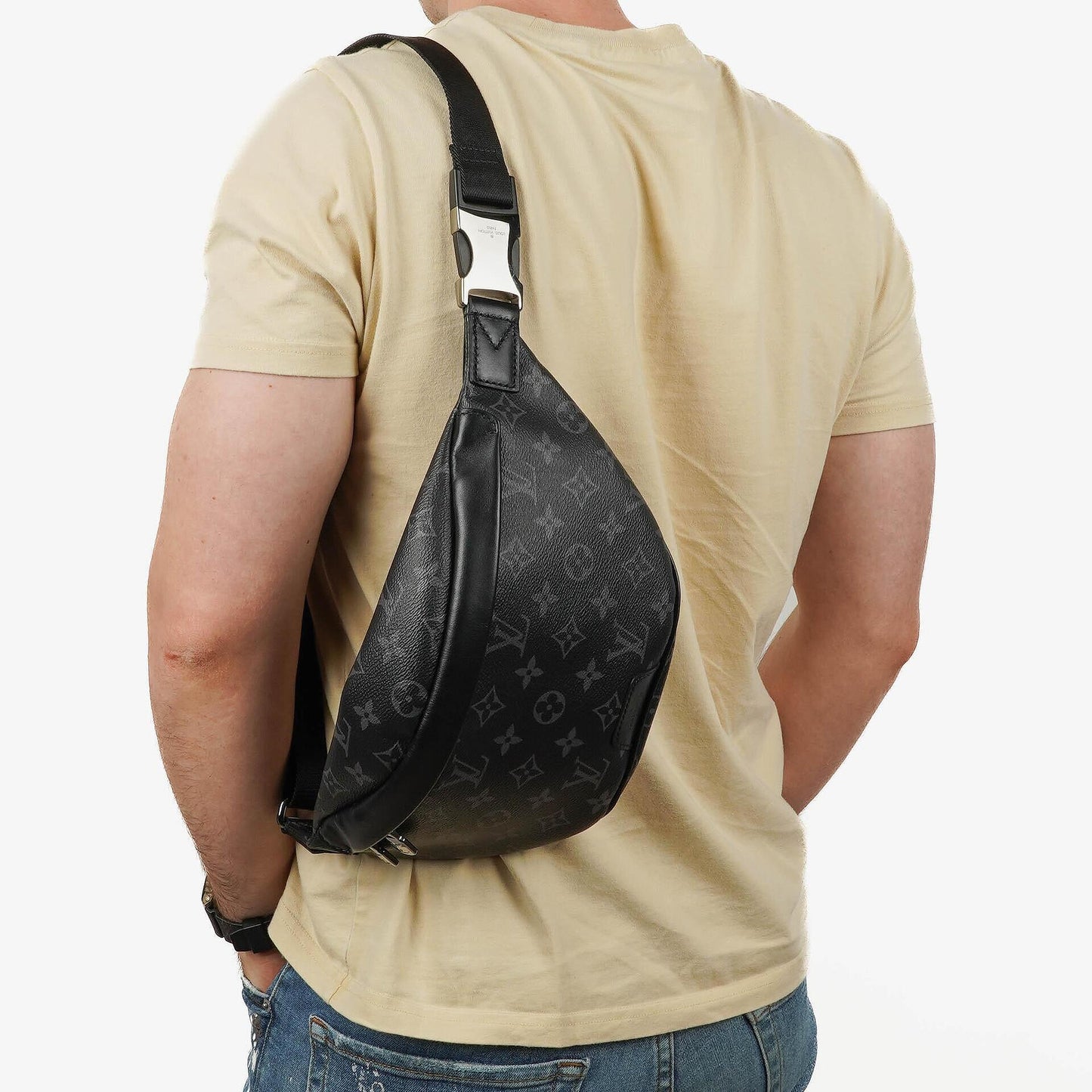 Louis Vuitton Monogram Eclipse Discovery Bumbag PM Gürteltasche Crossbody Tasche
