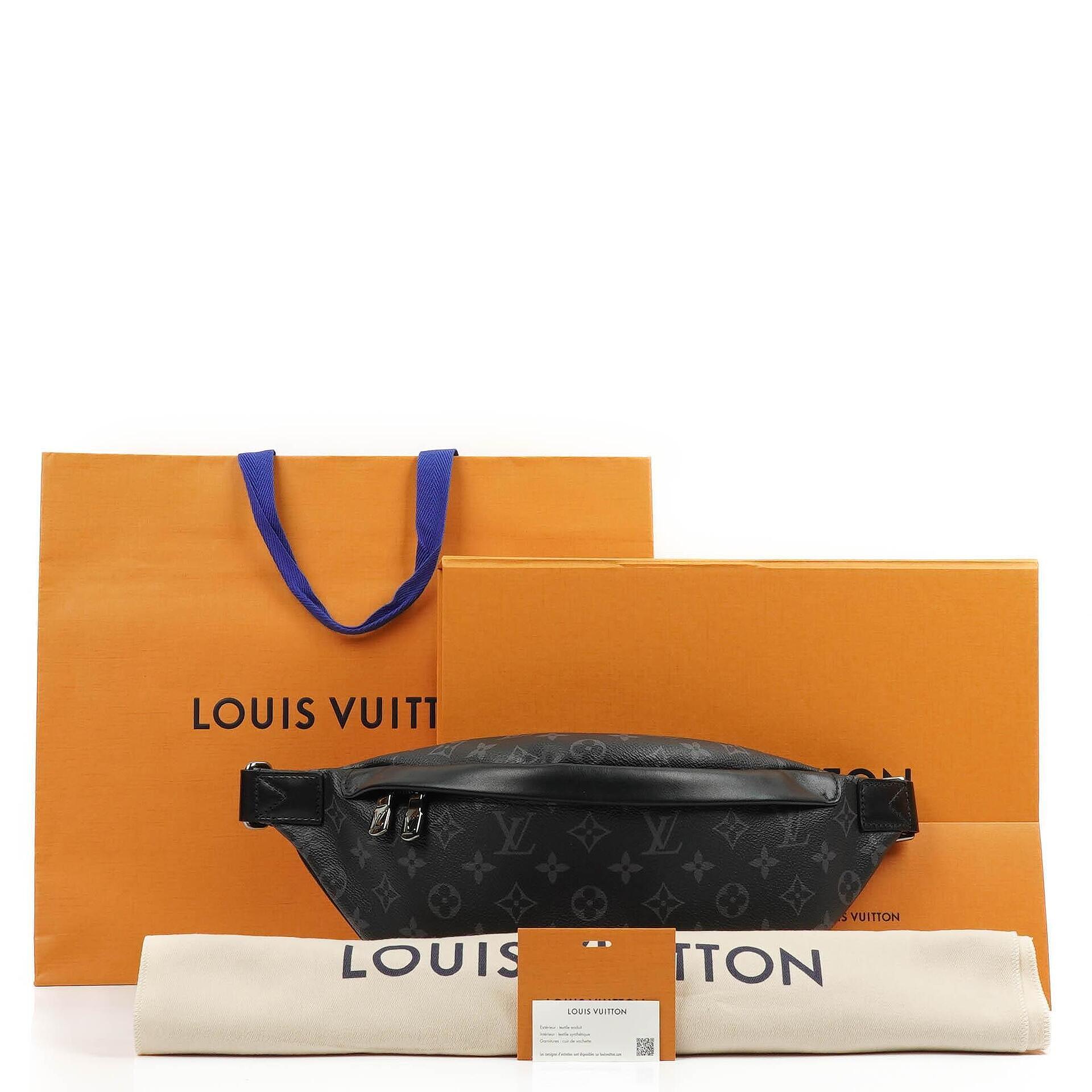 Louis Vuitton Monogram Eclipse Discovery Bumbag PM Gürteltasche Crossbody Tasche