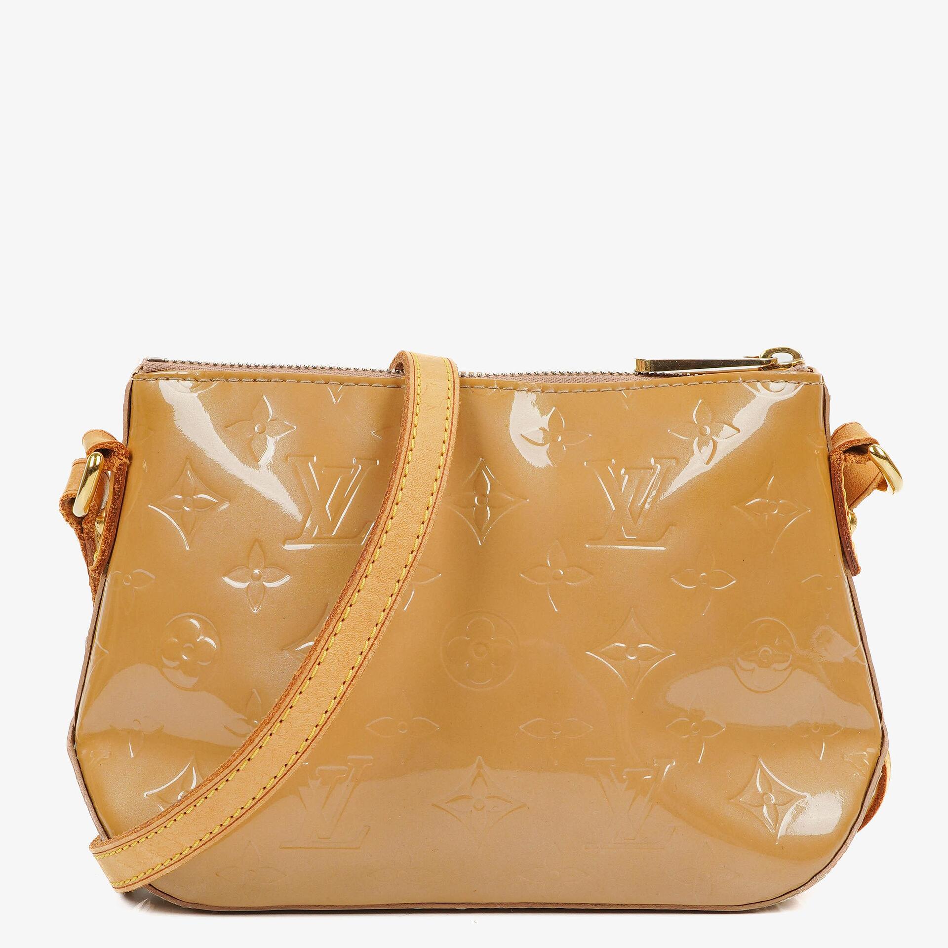 Louis Vuitton Minna Street Crossbody Tasche aus Monogram Vernis in Noisette, 2005