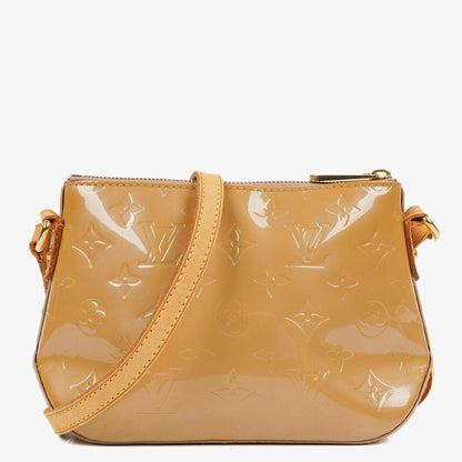 Louis Vuitton Minna Street Crossbody Tasche aus Monogram Vernis in Noisette, 2005