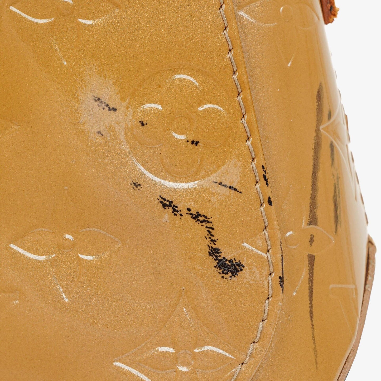 Louis Vuitton Minna Street Crossbody Tasche aus Monogram Vernis in Noisette, 2005