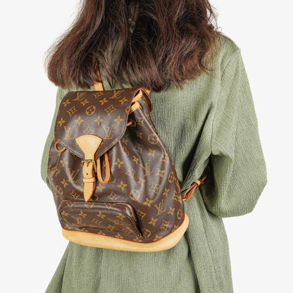 Louis Vuitton Montsouris MM Rucksack aus Monogram Canvas